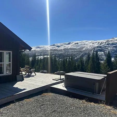 Dom wakacyjny Panoramic Views Towards Jotunheimen With Jacuzzi